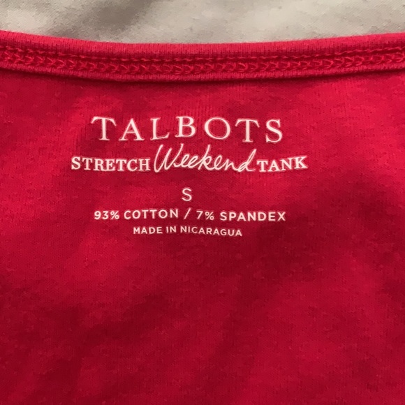 Talbots Stretch Weekend Tank - Picture 2 of 2